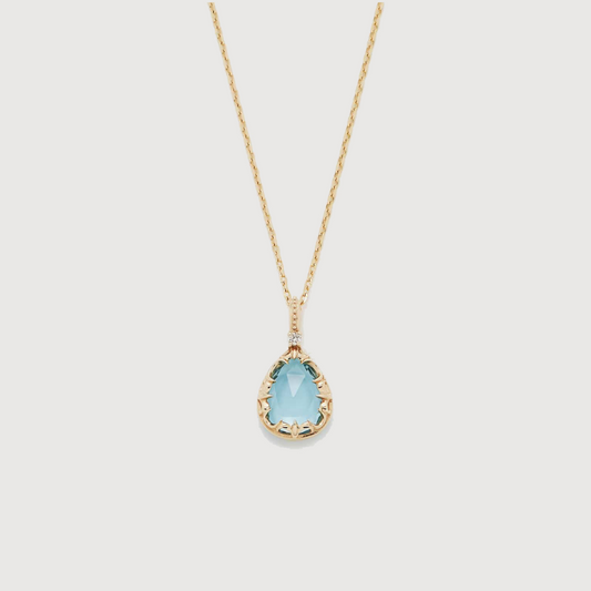 Love·Peace--Topaz Necklace