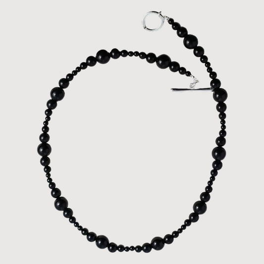 Protection--Blacl Onyx Necklace Bracelet Earrings