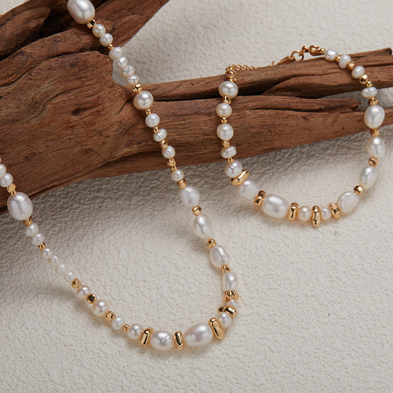 Health--Pearl Necklace Bracelet