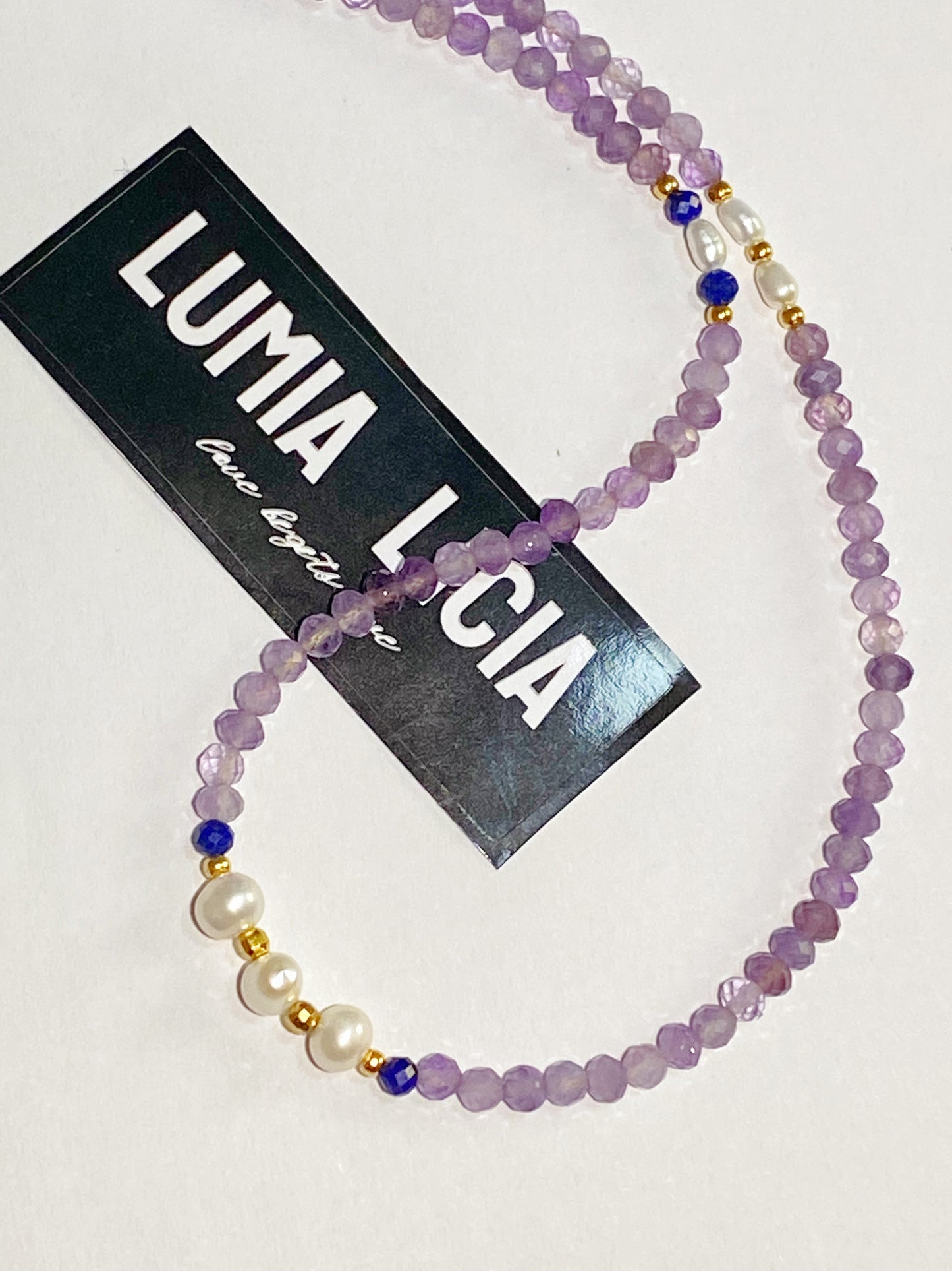 Purple Elegance Amethyst Necklace--Purifying Mind·Enhancing Instuition·Balancing Emotion·Wisdom·SpiritualityConfidence·Charm·InnerPeace