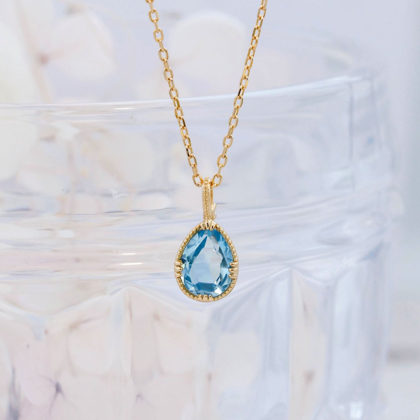 Love·Peace--Topaz Necklace