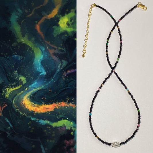 Energy Tourmaline Necklace-- Fortune ·Cleanning Negative Energy·Purification·Passion·Tranquility·Communication