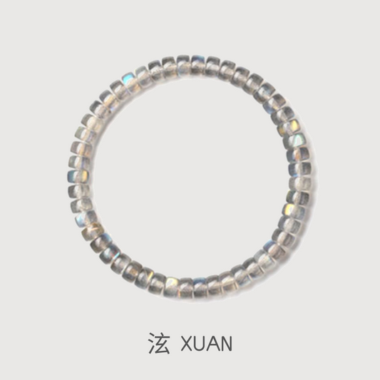 LOVE--MOONSTONE BEADED BRACELET