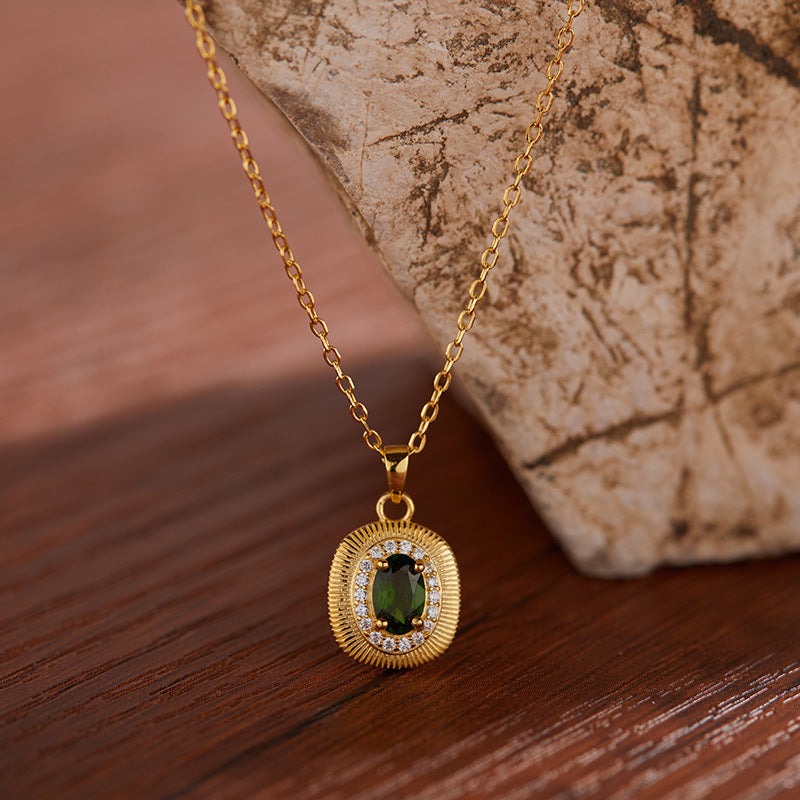 Birthstone Pendant--Calmness·Health·Wealth·Emotion Stablization·Luck·Positivity·Spirituality