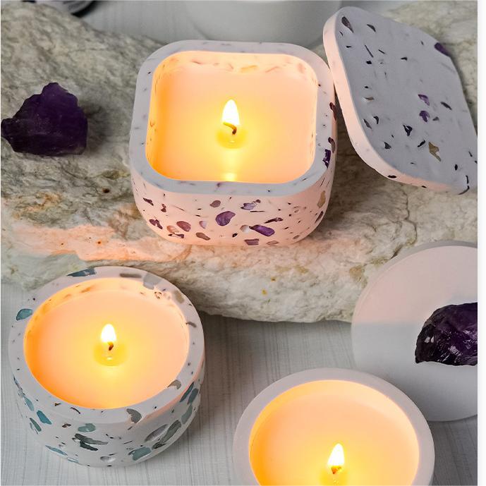 Dream of Crystal -  Energy Gypsum Cup Candle