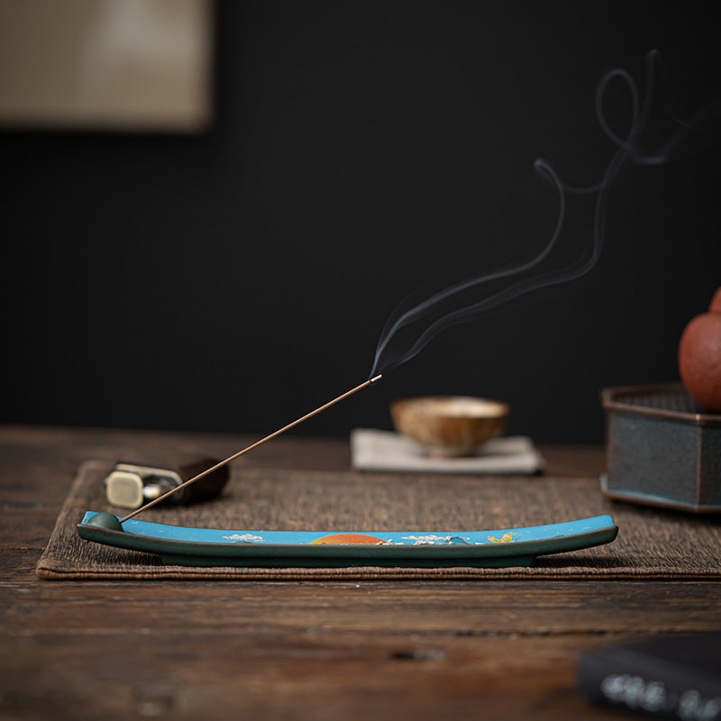 ENAMEL INCENSE HOLDER