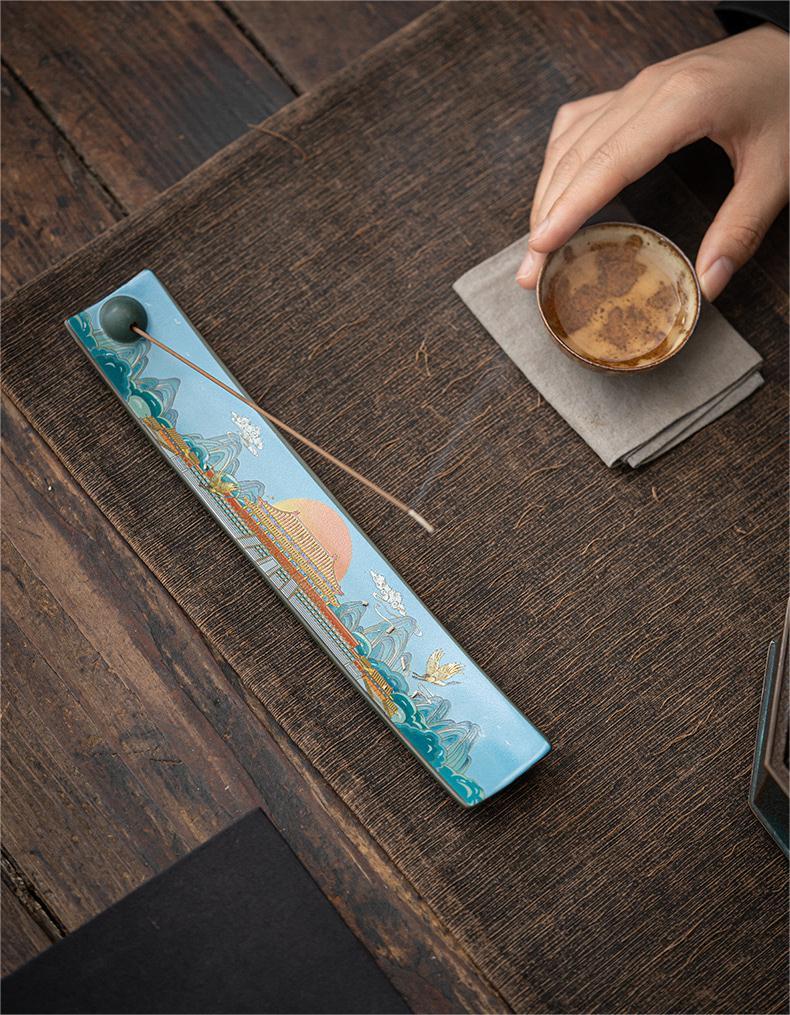 ENAMEL INCENSE HOLDER