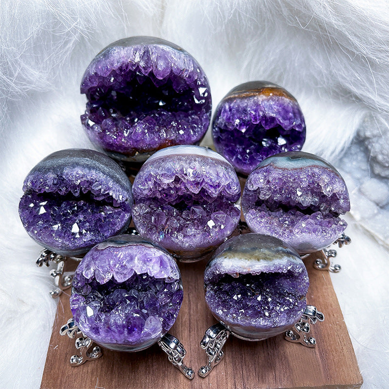 Amythst Sphere Geode