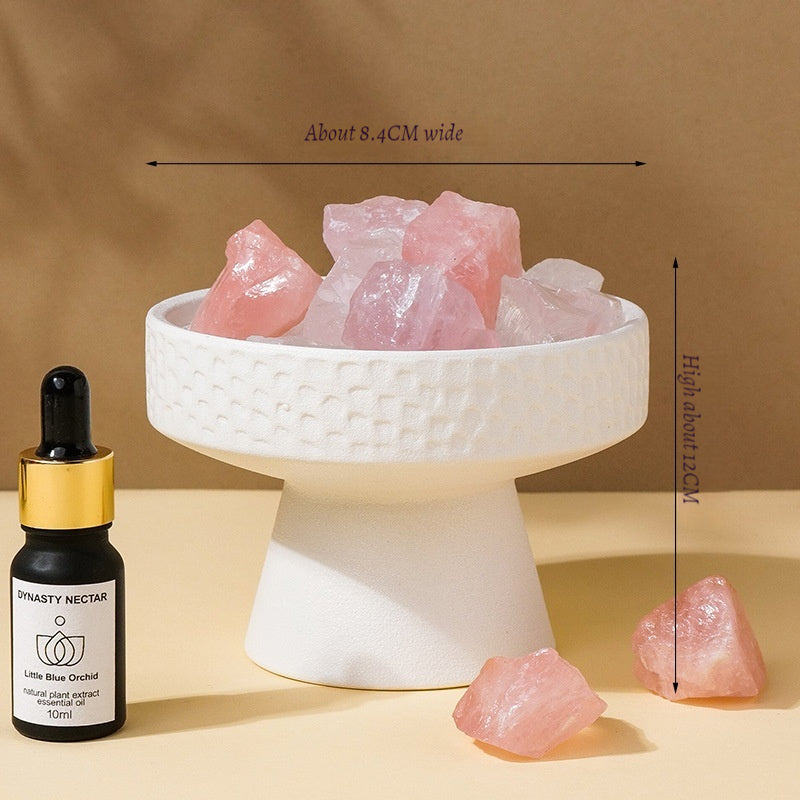 Natural Crystal Rough Stone Fire-Free Aromatherapy Essential Oil Diffuser Stone